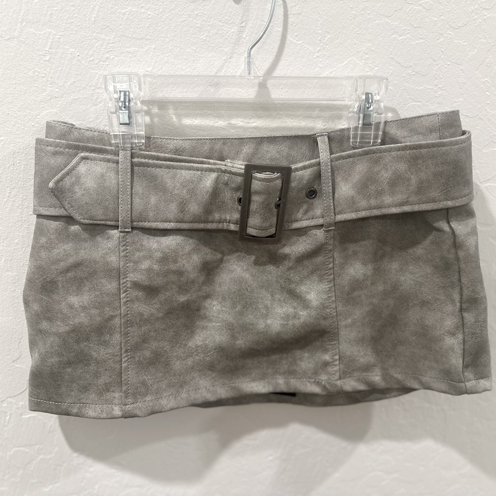 Like I Want You Belted Micro Mini Skirt - Fashion Nova